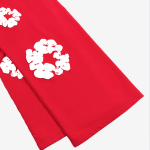 DENIM TEARS Cotton Wreath Baggy Sweatpants Red