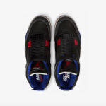 NIKE Men's Air Jordan 4 Retro Black/Fire Red/Royal Blue