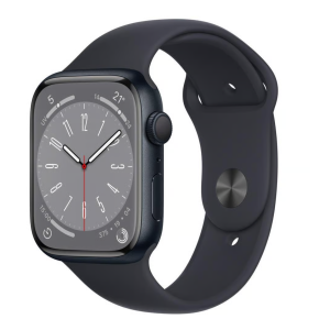 Apple Watch Series 8 41 • Aluminium • Midnight • GPS • Sport band • Black