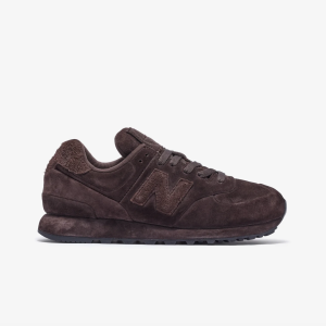 STONE ISLAND Men's New Balance Ghost 574 Dark Brown