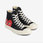 PLAY CONVERSE Red Heart Chuck Taylor All Star ’70 High Sneakers