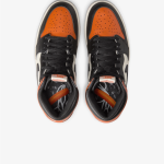 NIKE Men's Air Jordan 1 Retro High OG Black/Sail/Starfish