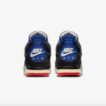 NIKE Men's Air Jordan 4 Retro Black/Fire Red/Royal Blue